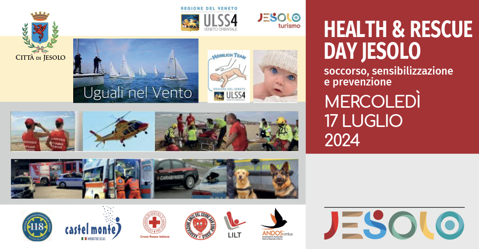 Health & Rescue Day Jesolo Soccorso, sensibilizzazione e prevenzione