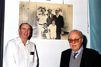 Il prof. Frank Rosengarten e il dott. Raffaello Zannoner 